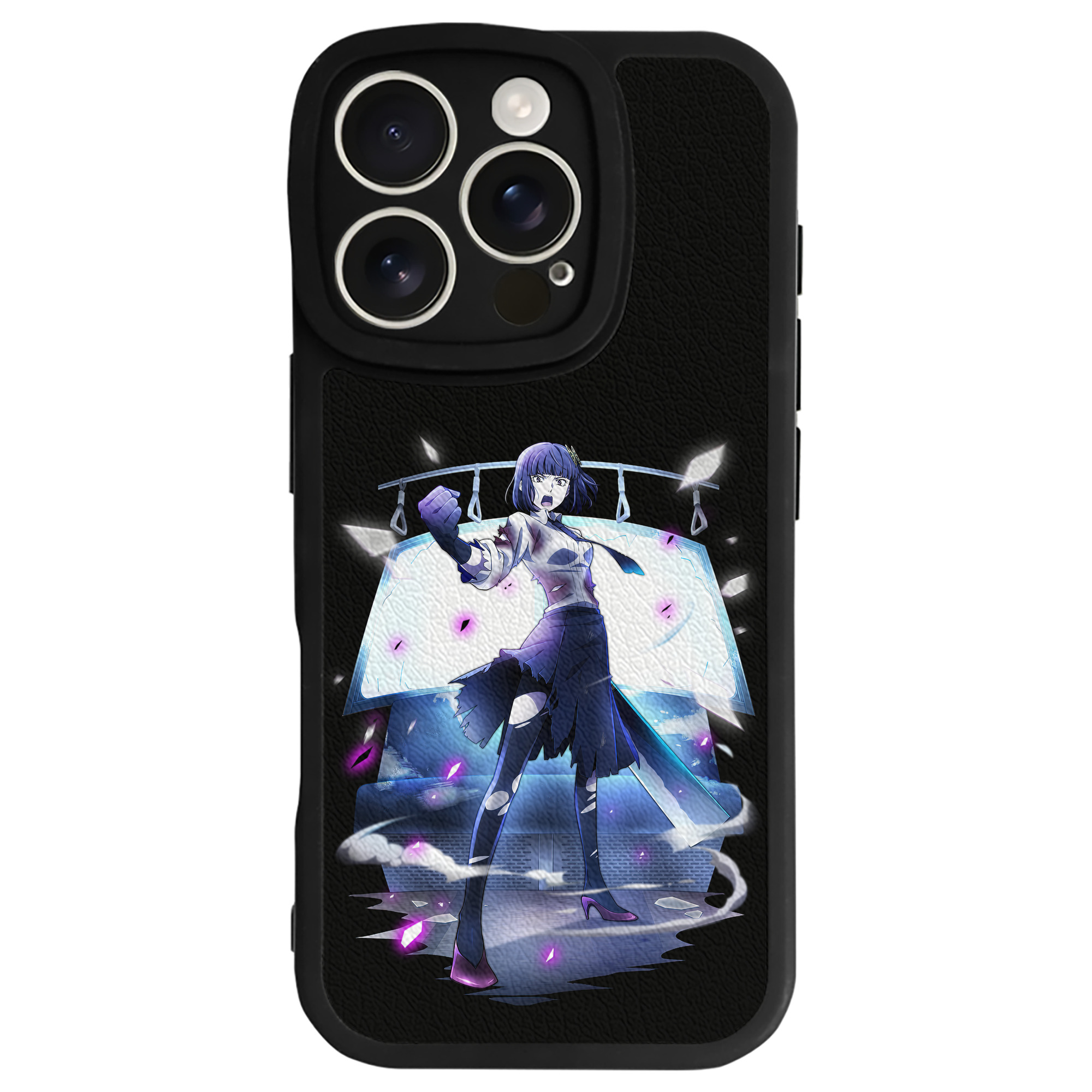 （画像用） 文豪ストレイドッグス Bungo Stray Dogs 【iPhone 16シリーズ対応】シリコンスマホケース（レザー調） 材質：シリコン